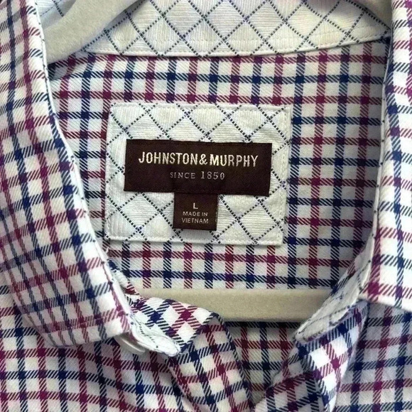 Johnston and Murphy Men’s button up shirt. Large. Excellent condition - Picture 2 of 4
